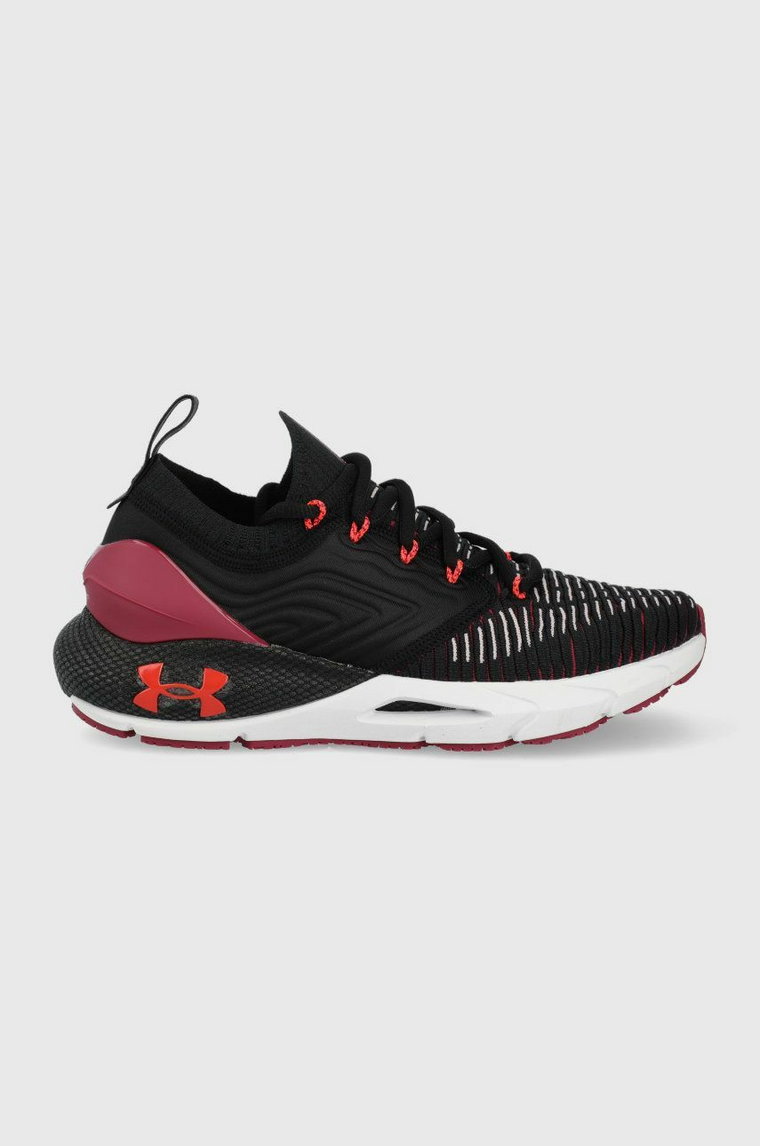 Under Armour buty do biegania Phantom 2 Intelliknit 3024155 kolor czarny na płaskim obcasie 3024155-601