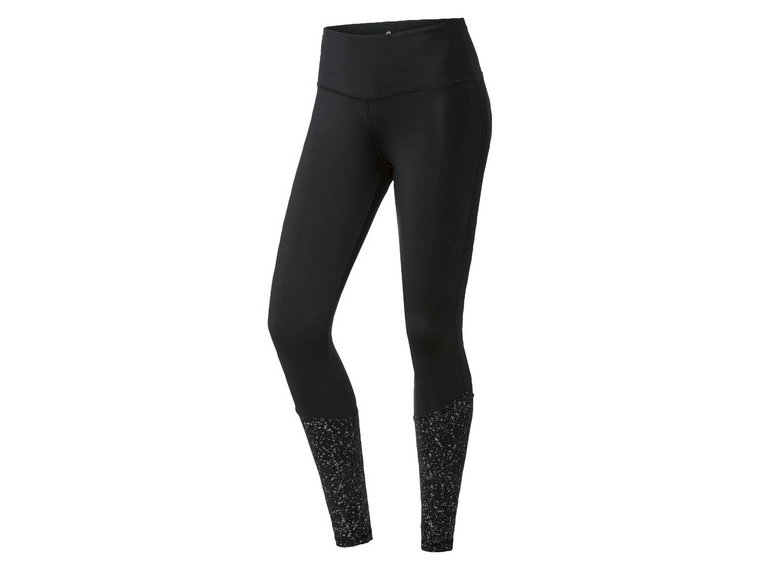 CRIVIT Legginsy sportowe damskie (XS (32/34), Czarny)