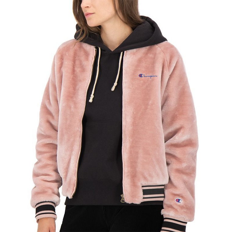 CHAMPION REVERSE WEAVE WOMENS FLEECE BOMBER JACKET > 112319-PS124