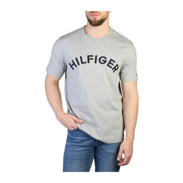 Bawełniana T-shirt z krótkim rękawem i okrągłym dekoltem Tommy Hilfiger