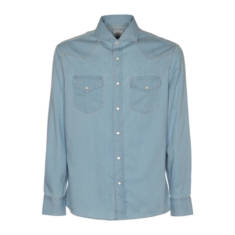 Denim Shirts Brunello Cucinelli