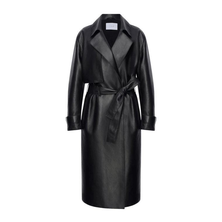 Isabelle - Black Leather Coat VSP