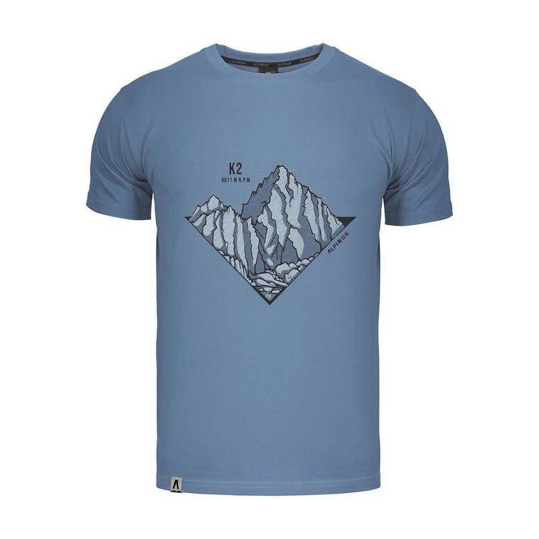 Koszulka trekkingowa męska Alpinus Skilbrum niebieska