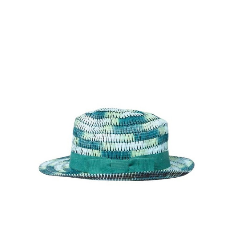 Turquoise Space Dye Trilby Hat Paul Smith