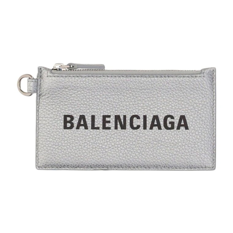 Skórzany portfel dla nowoczesnych i modnych kobiet Balenciaga