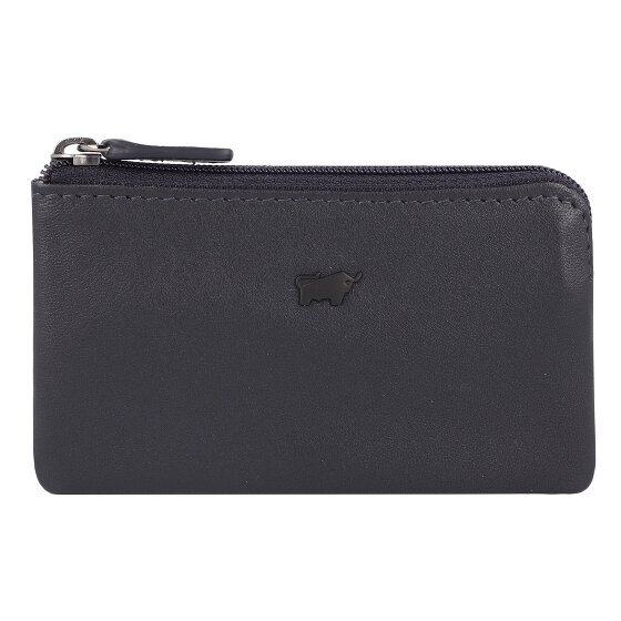 Braun Büffel Hannes Portfel z kluczem Skórzany 11.5 cm navy