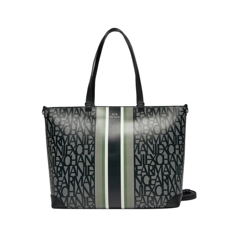 Czarna Torba Shopper dla Kobiet Armani Exchange