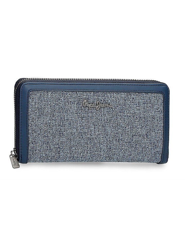 Pepe Jeans Portfel w kolorze granatowym - 19,5 x 10 x 2 cm