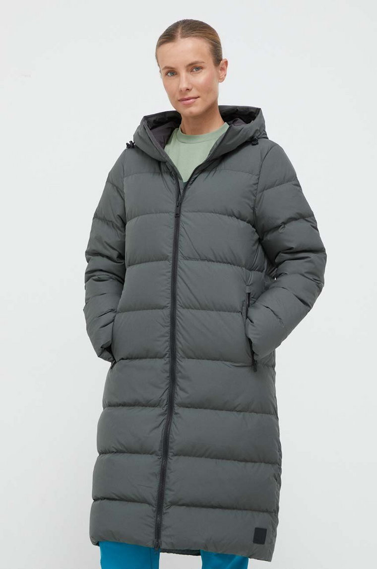 Jack Wolfskin kurtka puchowa Frozen Palace damska kolor szary zimowa 1204133