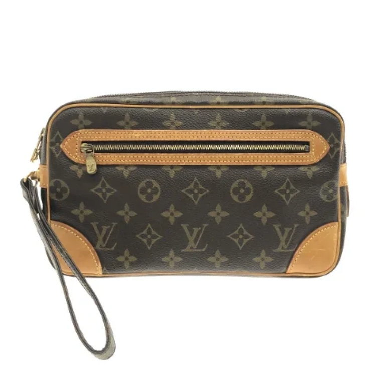 Pre-owned Polyester pouches Louis Vuitton Vintage