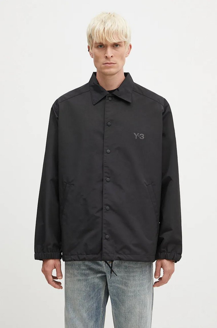 Y-3 kurtka Nylon Coach Jacket męska kolor czarny przejściowa oversize IW2473