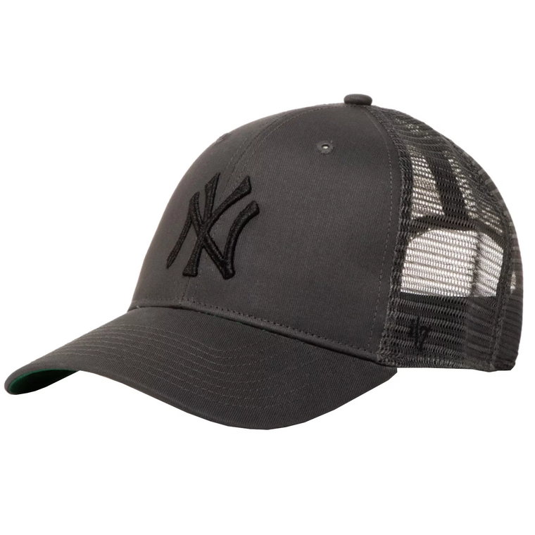 47 Brand MLB New York Yankees Branson Cap B-BRANS17CTP-CCA, Męskie, Szare, czapki z daszkiem, poliester, rozmiar: One size