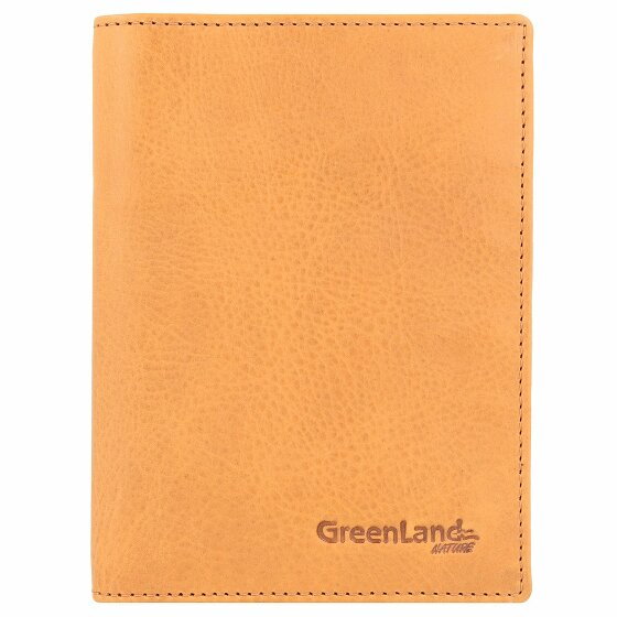 Greenland Nature Nature Passport Case RFID Leather 11 cm cognac