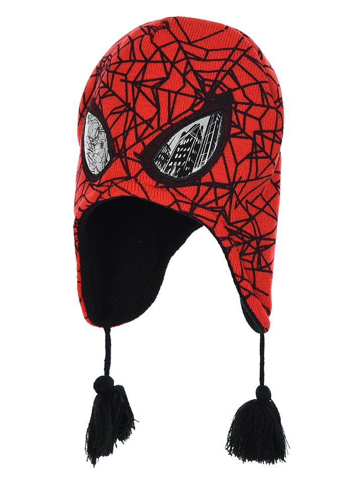 Spiderman Czapka "Spider-man" w kolorze czerwono-czarnym