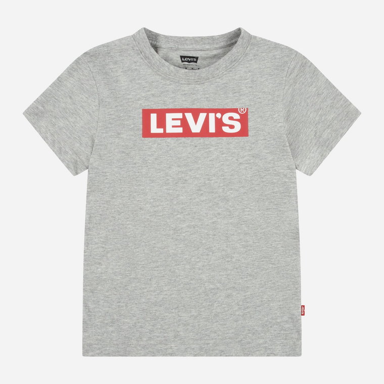 Koszulka dziecięca dla chłopca Levis 8EJ764-C87 116 cm Szara (3666643026080). T-shirty, koszulki chłopięce
