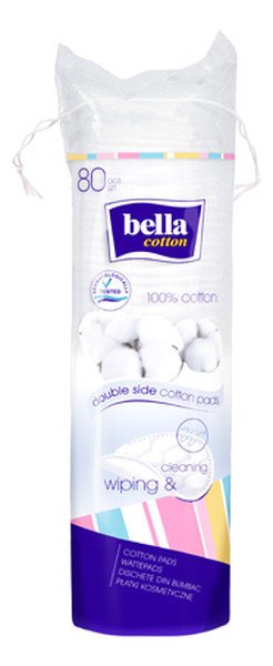 Bella, płatki kosmetyczne Cotton, 80 szt.