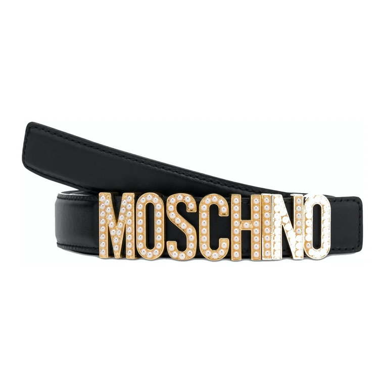 Pas z logo Moschino