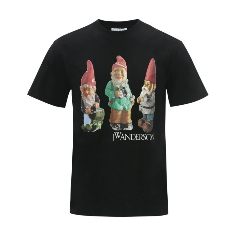 Koszulka z Graficznym Nadrukiem Gnome Trio JW Anderson