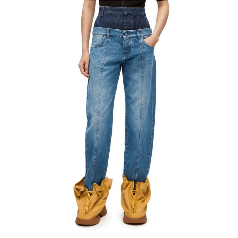 Trompe L`Oeil Denim Jeans Loewe