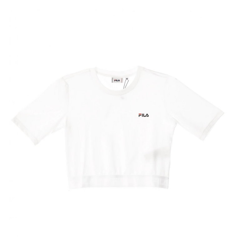 Caylin Cropped Tee - Bright White Fila