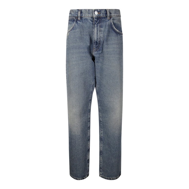 Męskie Straight Cotton Jeans Amish