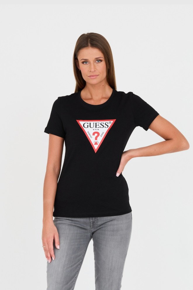 GUESS Czarny t-shirt Original Tee