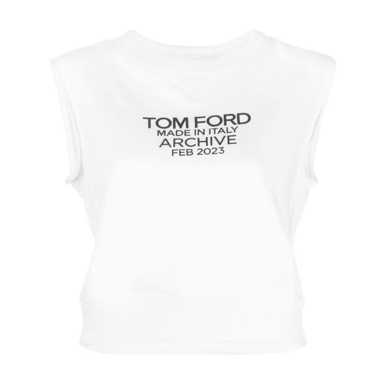 Biała Odzież Wierzchnia dla Kobiet Aw23 Tom Ford