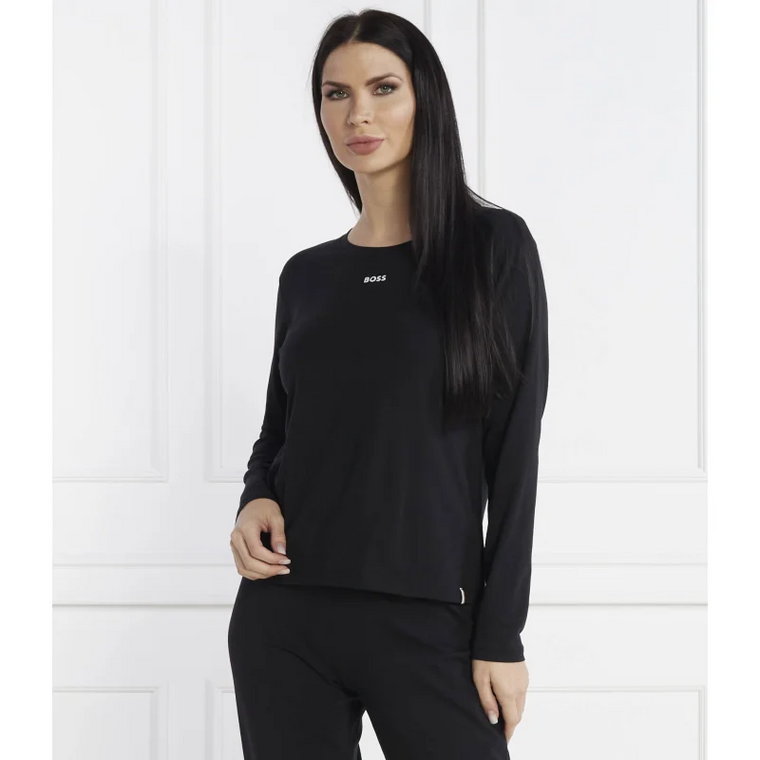 BOSS BLACK Góra od piżamy CI_LS-Shirt | Longline Fit