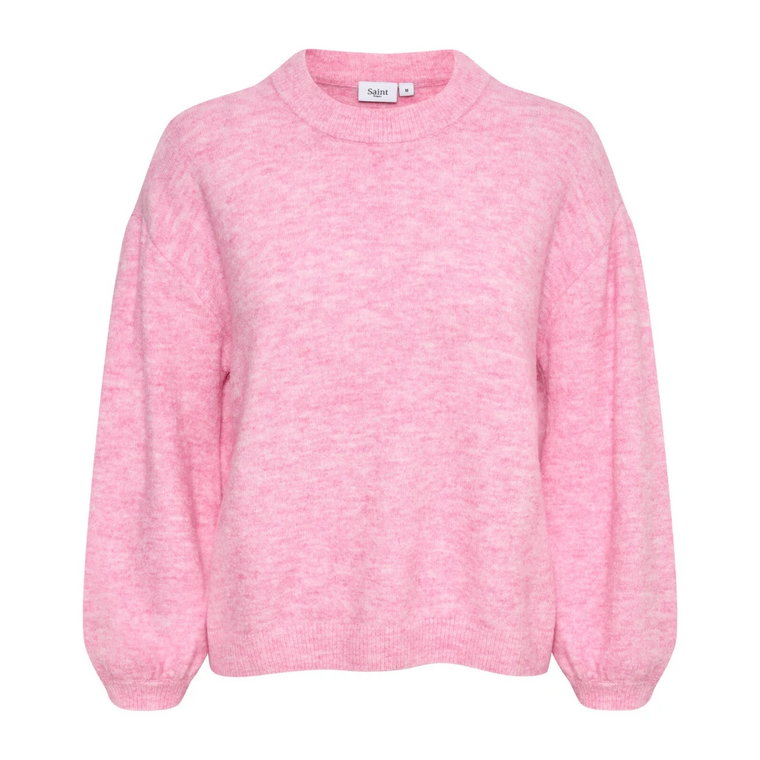 Sweter z bufiastymi rękawami Orchid Smoke Saint Tropez