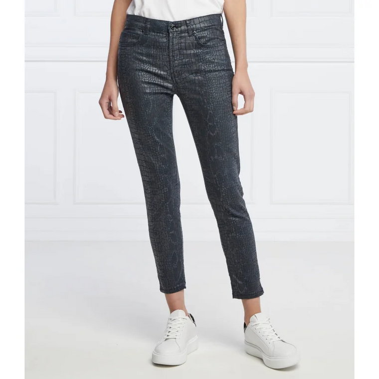 HUGO Spodnie Charlie | Cropped Fit | mid rise