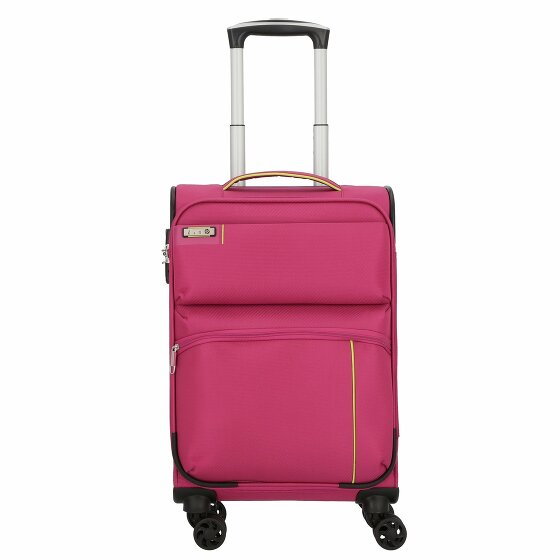 d&n Travel Line 6754 Wózek kabinowy 4-kołowy 55 cm pink