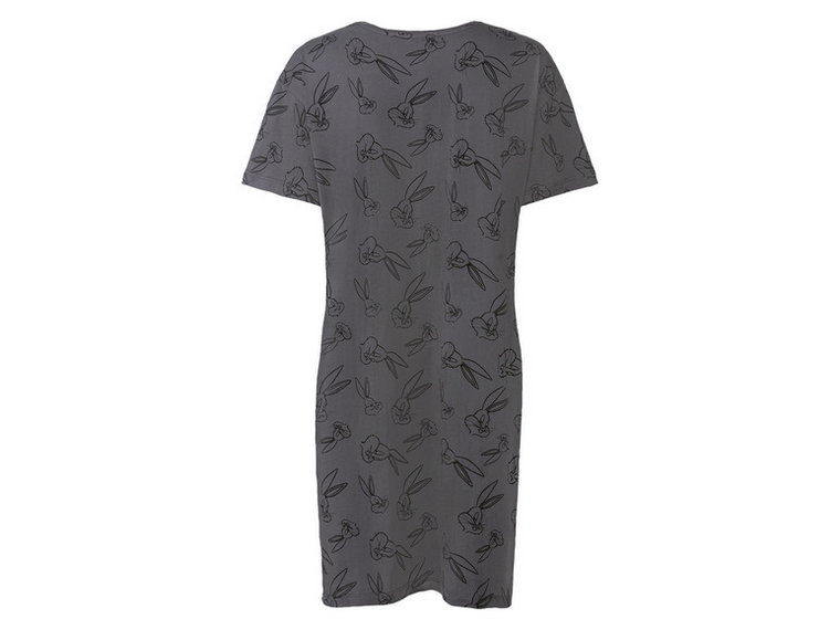 Koszulka nocna damska, bawełniana, z postaciami z bajek (XS (32/34), Wzór Królik Bugs)