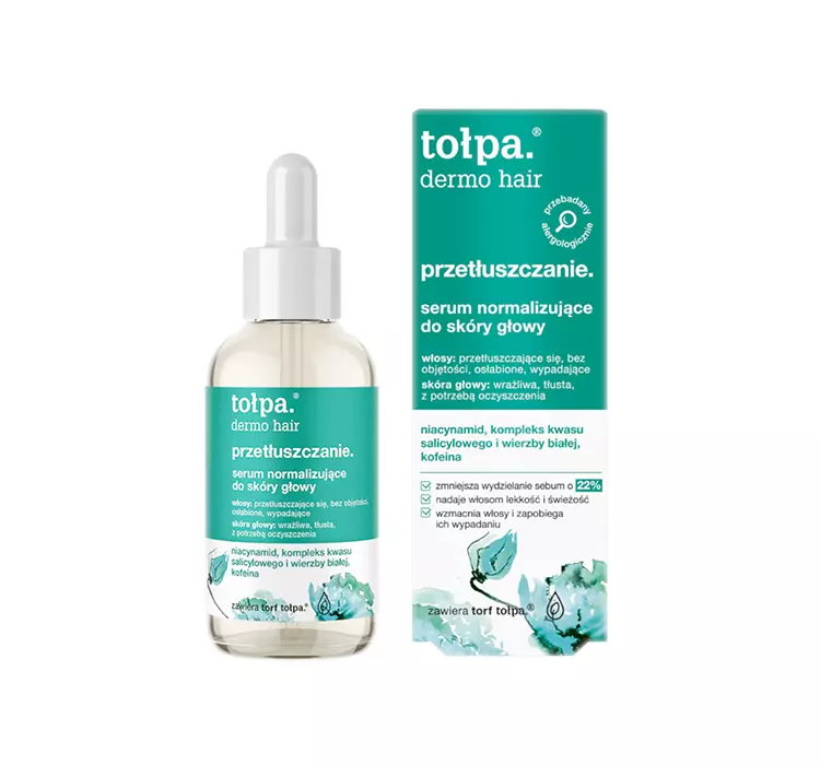 TOŁPA DERMO HAIR PRZETŁUSZCZANIE SERUM NORMALIZUJĄCE DO SKÓRY GŁOWY 75ML