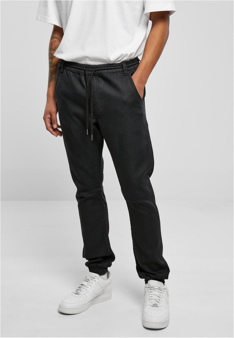 Spodnie Jeansowe Jogger Męskie Czarne Urban Classics TB1794