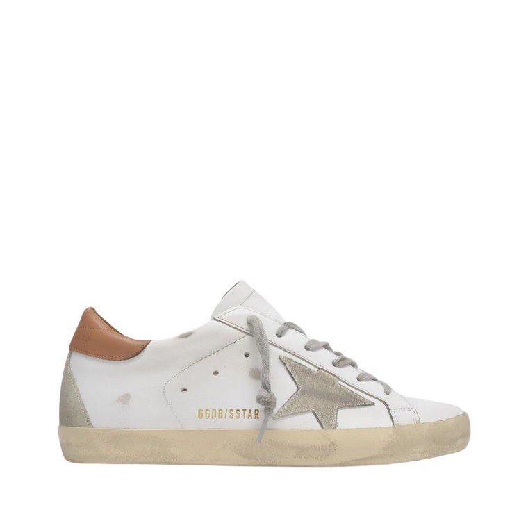 Wielokolorowe Super-Star Sneakers - Skóra Golden Goose