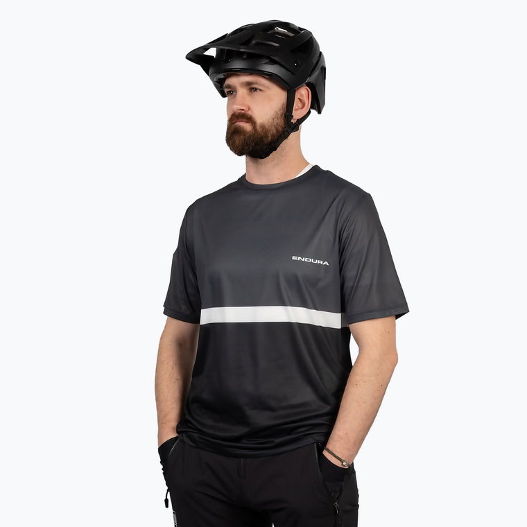 Koszulka rowerowa męska Endura Singletrack II Core black