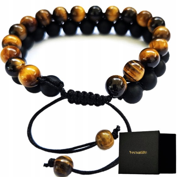 Regulowana 18-25cm bransoletka tiger eye Versatile