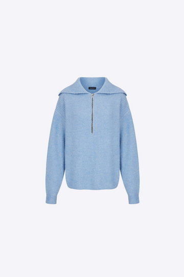 Aligne Sweter  niebieski