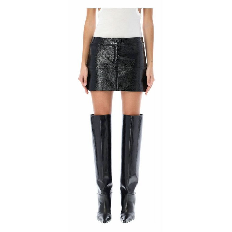 Leather Skirt Courrèges