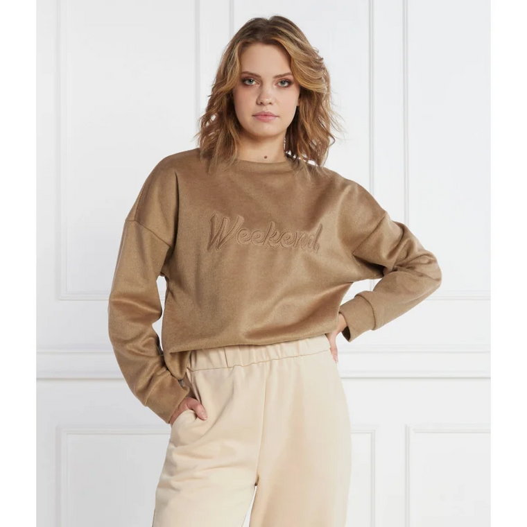 Weekend MaxMara Bluza MOLVENO | Regular Fit | z dodatkiem wełny