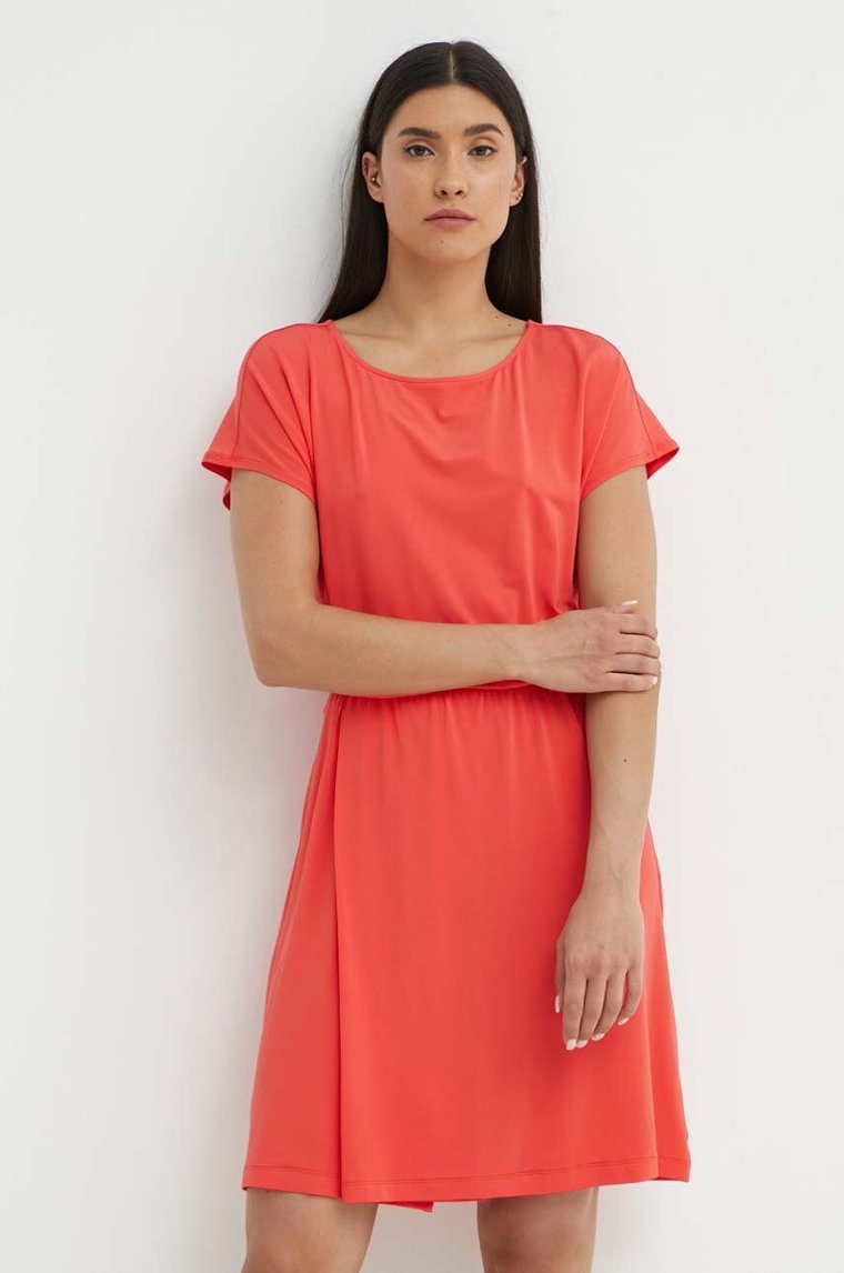 Max Mara Beachwear sukienka plażowa kolor pomarańczowy 2416621019600