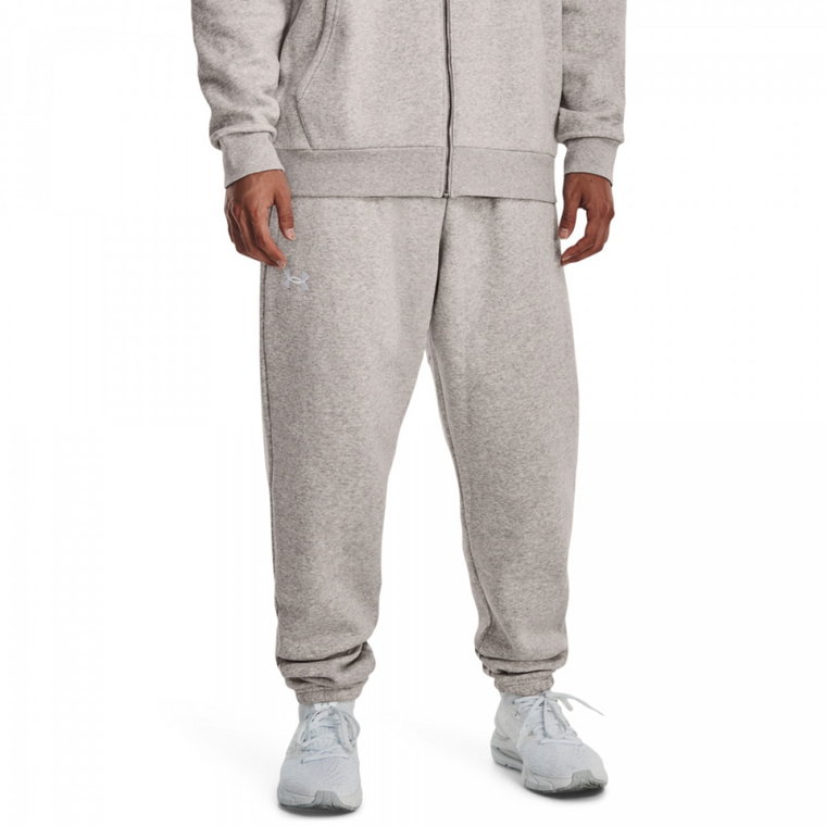 Męskie spodnie dresowe Under Armour UA Essential Fleece Jogger - szare