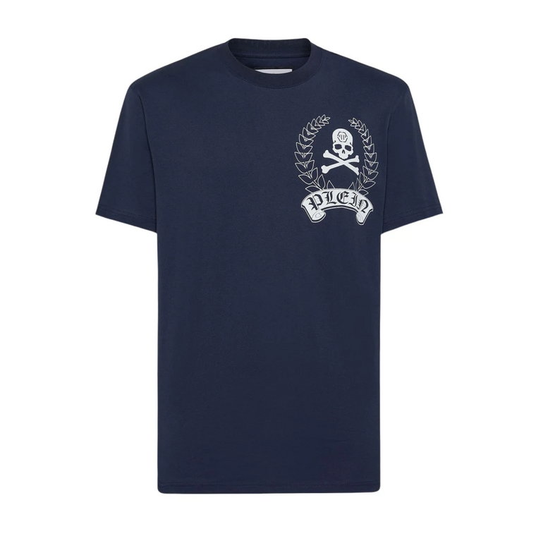 Fajny T-shirt z Grafiką Fadcmtk7353Pjy002N14 Philipp Plein