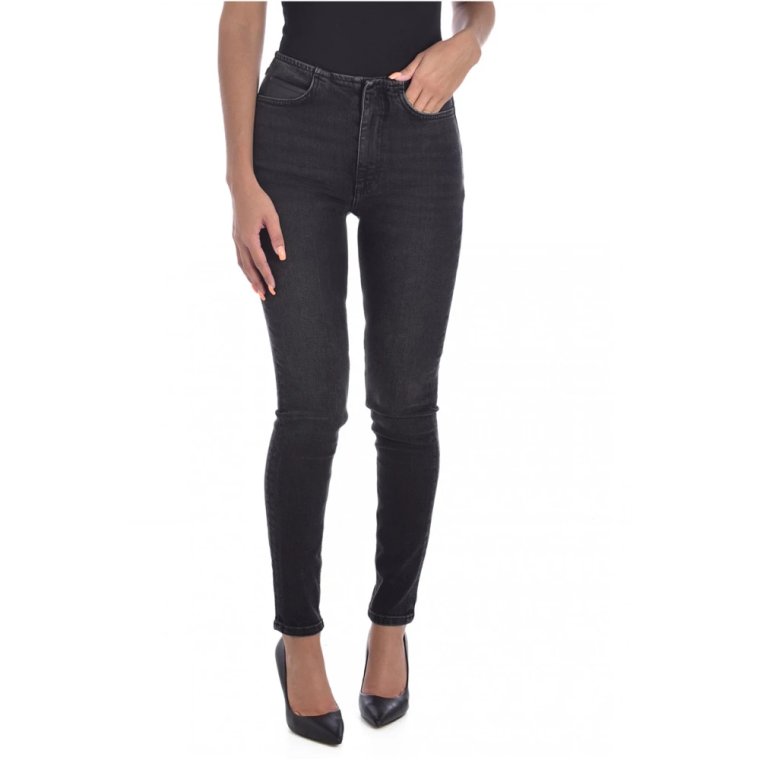 Czarne Dżinsy Skinny Guess