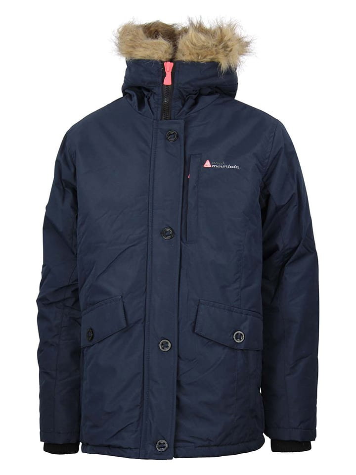 Peak Mountain Parka w kolorze granatowym