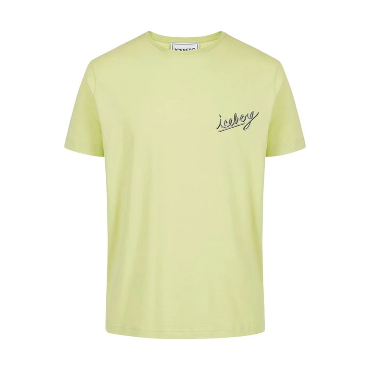 Żółta koszulka z logo Iceberg