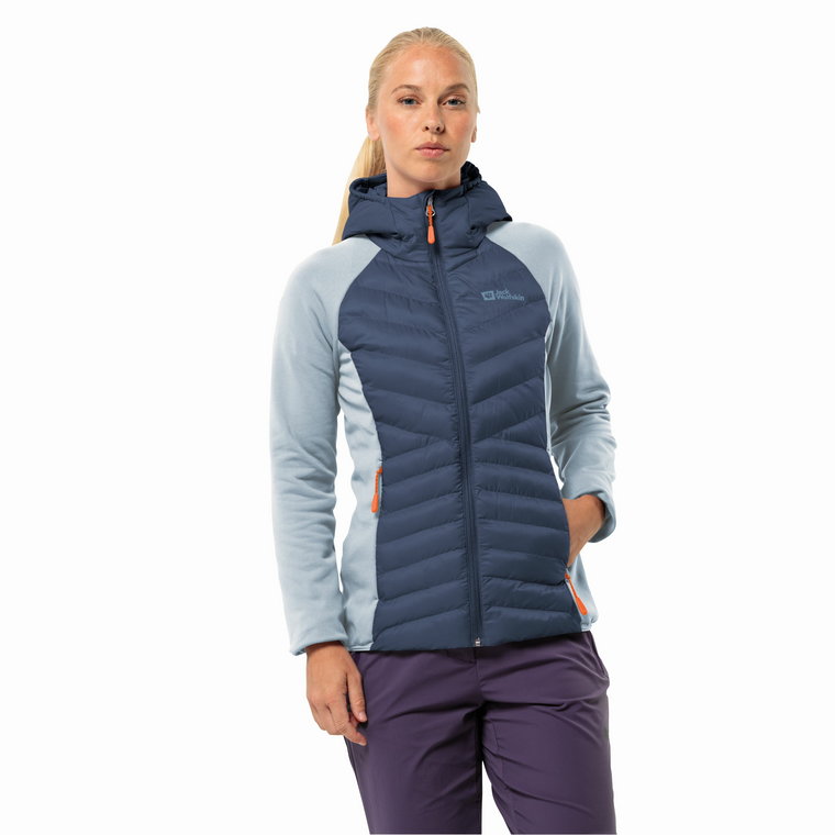 Damska kurtka hybrydowa Jack Wolfskin ROUTEBURN PRO HYBRID W evening sky - XS