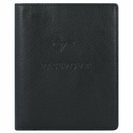 Fossil Etui na paszporty Skórzany 11.5 cm black