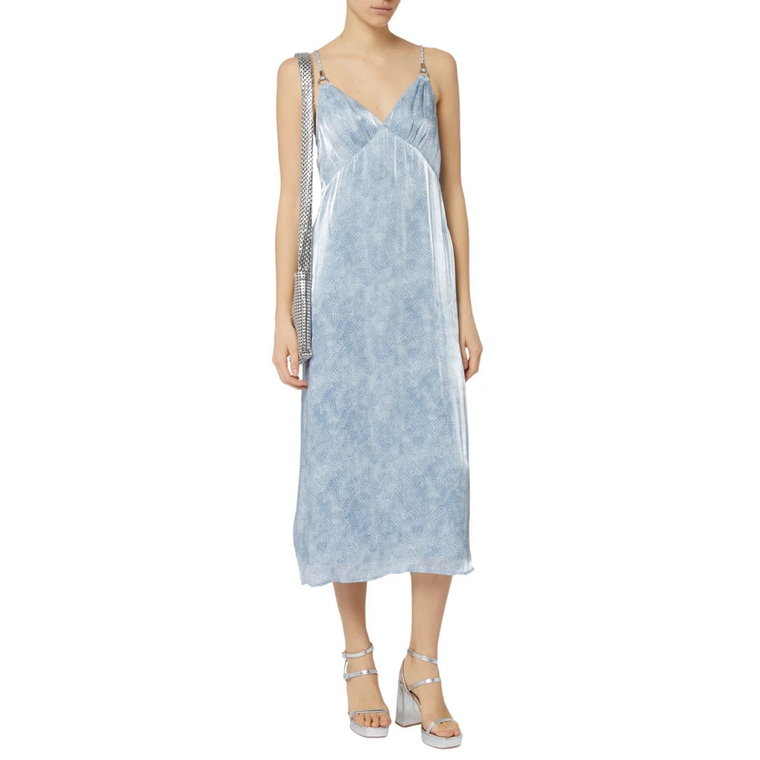 Tonal Petal Slip Midi Sukienka Michael Kors