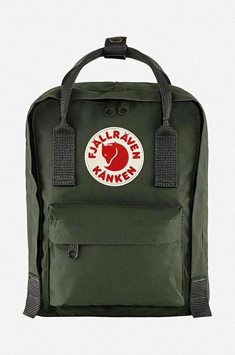 Fjallraven plecak Kanken Mini kolor zielony duży gładki F23561.660-660